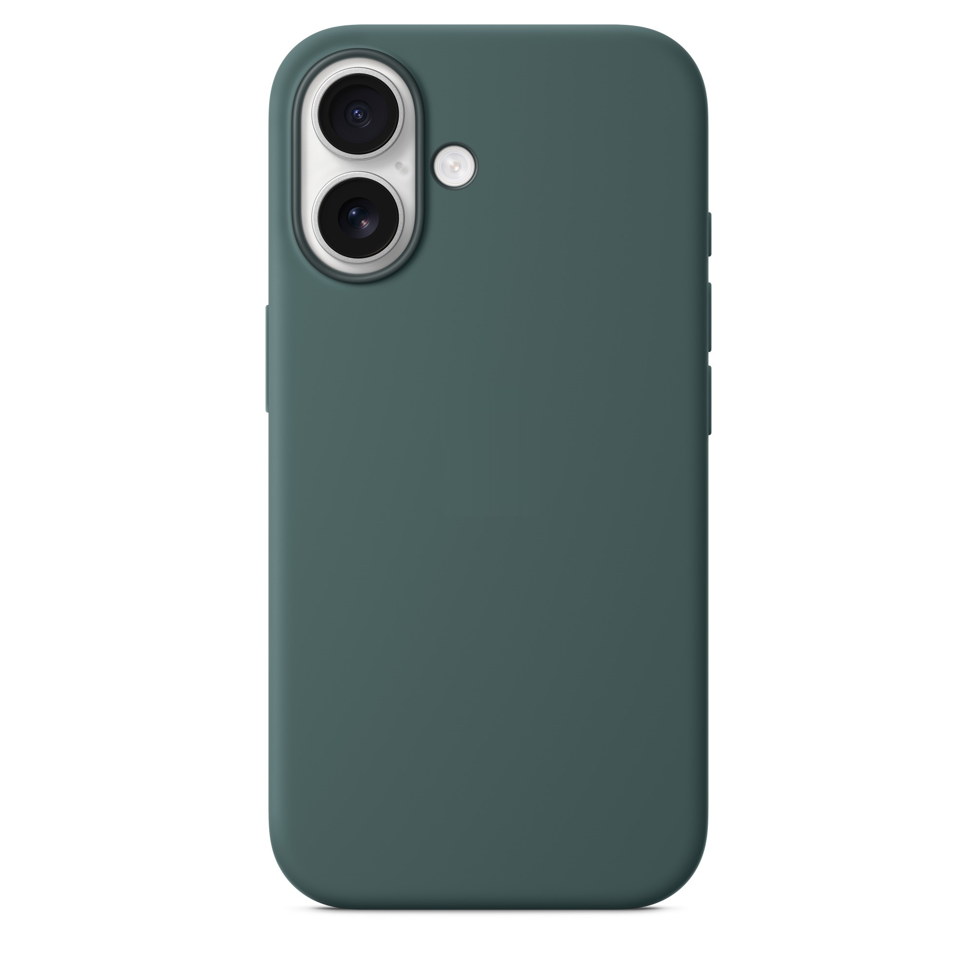 Силиконовый чехол Naturally Silicone Case with MagSafe Lake Green для iPhone 16