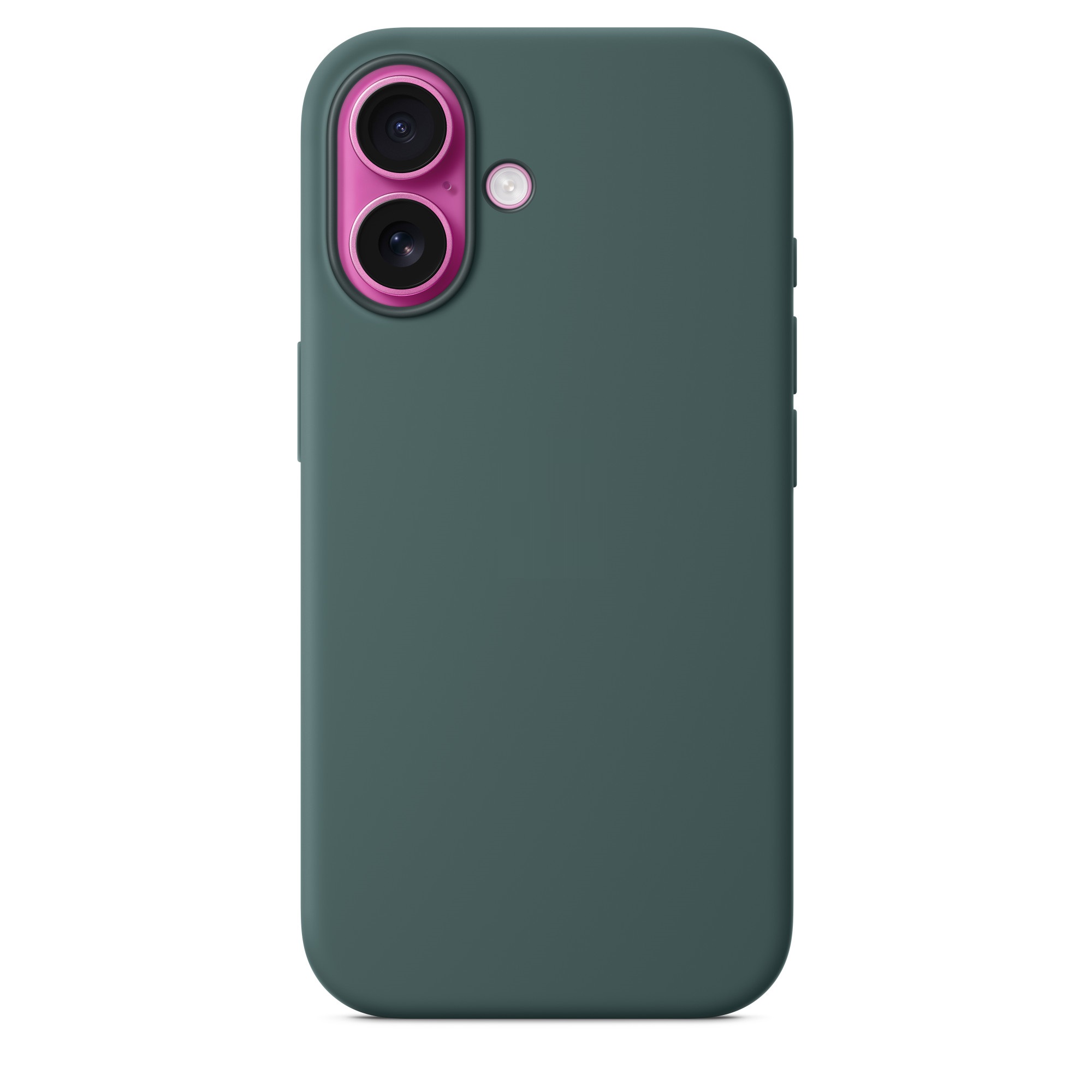 Силиконовый чехол Naturally Silicone Case with MagSafe Lake Green для iPhone 16