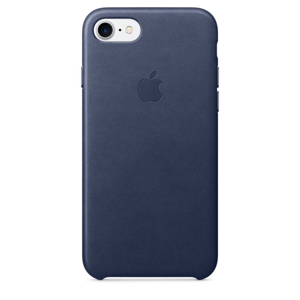 Кожаный чехол Apple iPhone 7 Leather Case Midnight Blue (MXYN2ZM/A) для iPhone 7/iPhone 8/SE (2020)