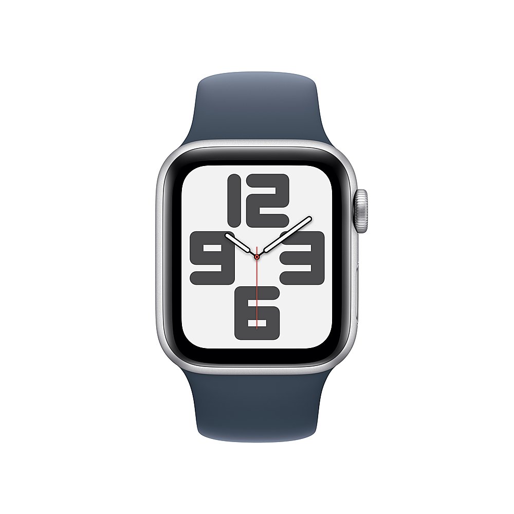 Умные часы Watch Series SE 2023 Gen 2 40 мм Aluminium Case, Silver/Storm Blue S/M Sport Band