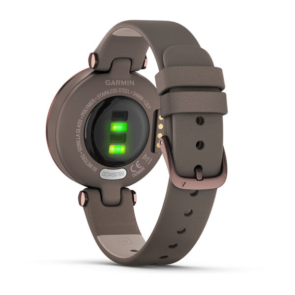 Умные часы Garmin Lily - Classic Edition Dark Bronze Bezel with Paloma Case and Italian Leather Band (010-02384-B0)