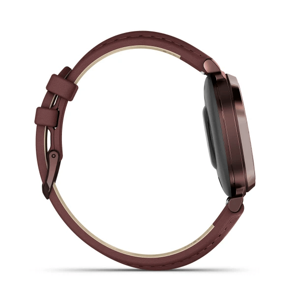 Умные часы Garmin Lily 2 Classic Dark Bronze with Mulberry Leather Band (010-02839-03)