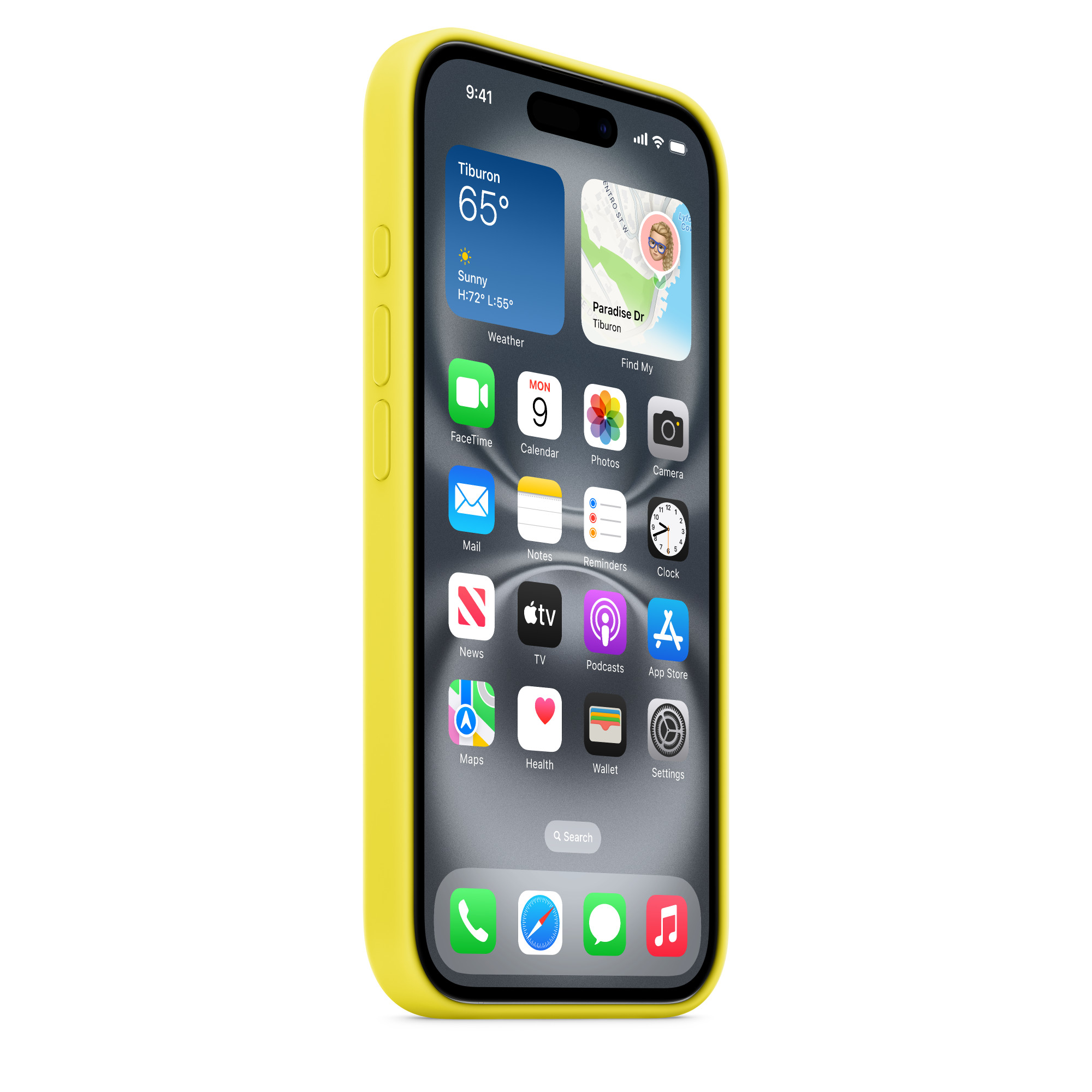 Силиконовый чехол Naturally Silicone Case with MagSafe Star Fruit для iPhone 16