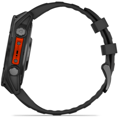 Умные часы Garmin fenix 8 – 47 mm AMOLED slate gray with a black silicone band (010-02904-00)