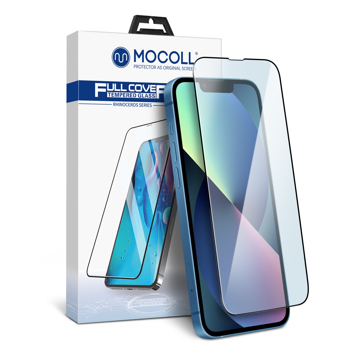 Защитное стекло MOCOll Rhinoceros 2.5D Full Cover для iPhone 13/13 Pro/14