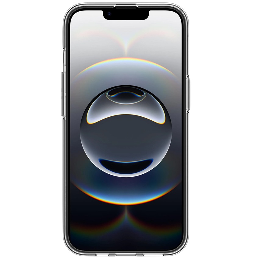 Силиконовый чехол прозрачный для iPhone 16