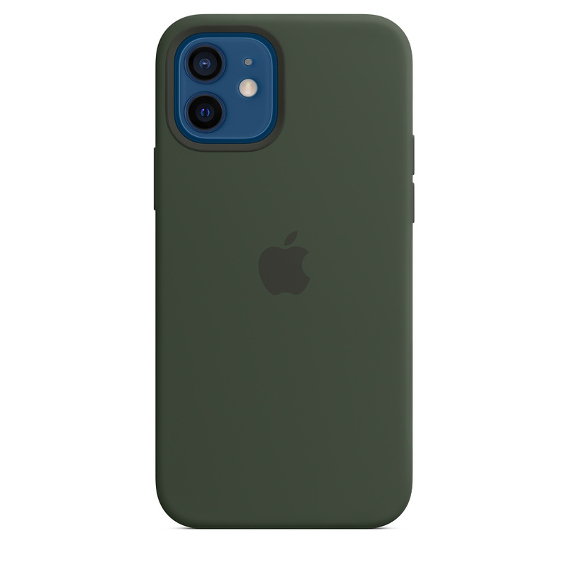 Силиконовый чехол Apple iPhone 12/12 Pro Silicone Case with MagSafe - Cyprus Green (MHL33ZE/A) для iPhone 12/12 Pro