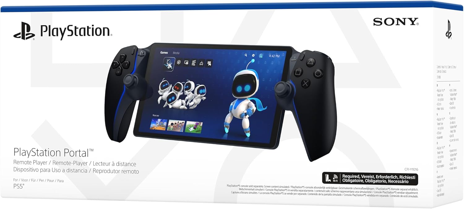 Портативная консоль-контроллер для дистанционной игры Sony PlayStation Portal Remote Player Midnight Black (CFIJ-18001)