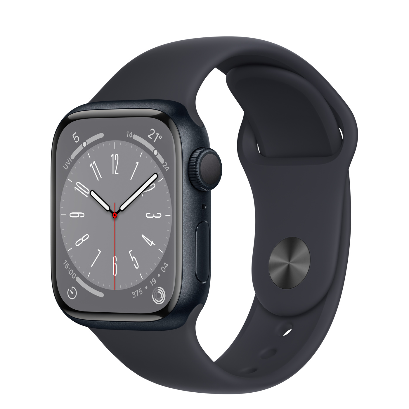 Умные часы Apple Watch Series 8 41 мм Aluminium Case, Midnight S/M Sport Band