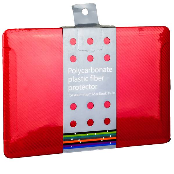 Чехол-накладка BTA-Workshop Сarbon Red для MacBook Pro Retina 15