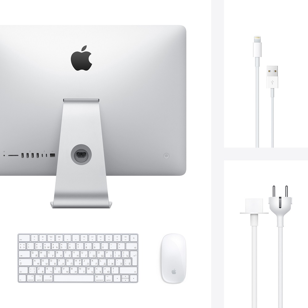 Моноблок Apple iMac 21.5 Retina 4K 2020 (MHK33RU/A) 6 Core i5 3.0GHz/8GB/256GB SSD/AMD Radeon Pro 560X 4Gb/Wi-Fi/BT/Mac OS X