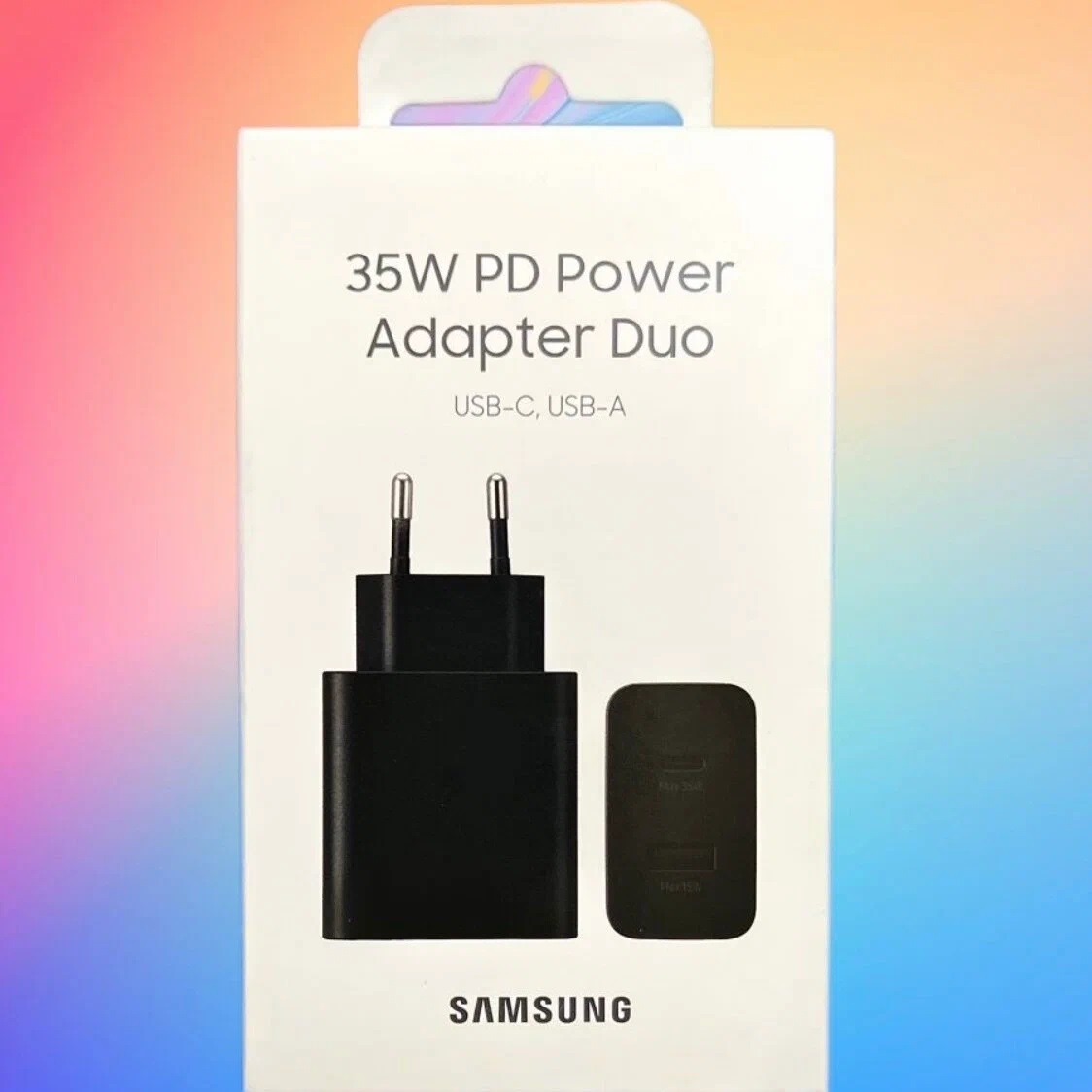 Сетевое зарядное устройство Samsung Adapter 35W Black (1xUSB-C, 1xUSB-A)