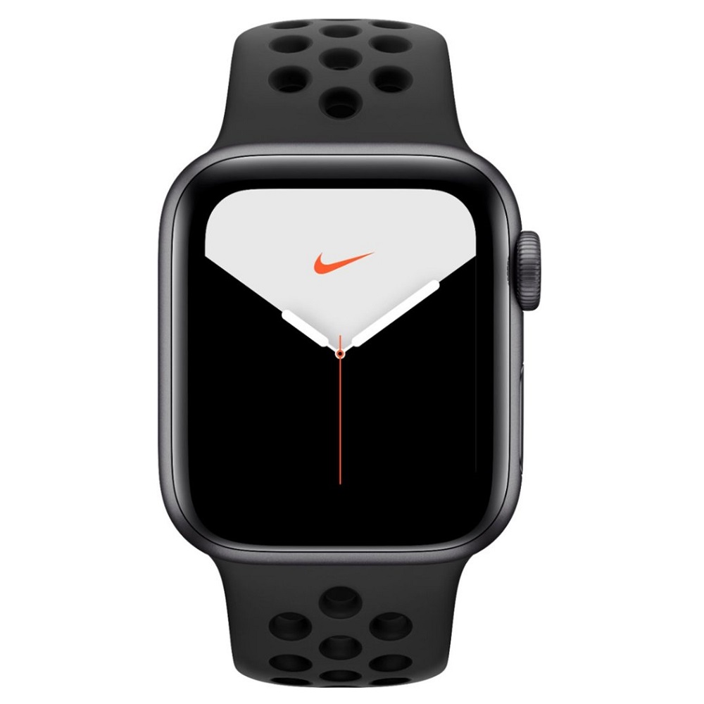 Часы Apple Watch Series 5 GPS 40mm Aluminum Case with Nike Sport Band (MX3T2RU/A) (Space Gray Aluminum Case with Antracite/Black Nike Sport Band)