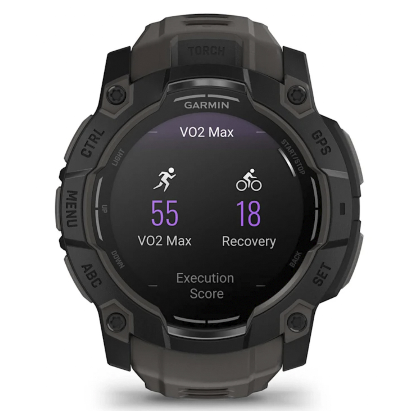 Умные часы Garmin Instinct 3 – 50 mm, AMOLED Black with Charcoal Band (010-03020-00)