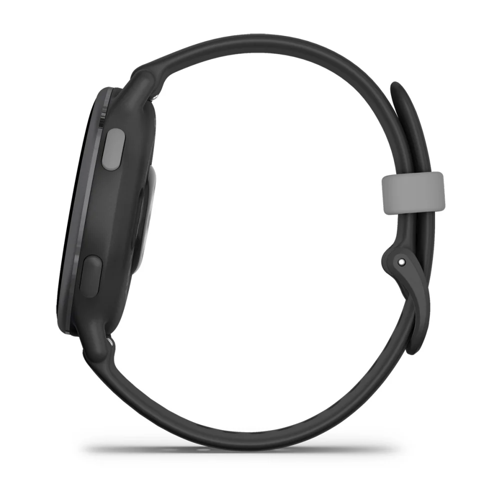 Умные часы Garmin vivoactive 5 Slate aluminium bezel with black case and silicone band (010-02862-10)