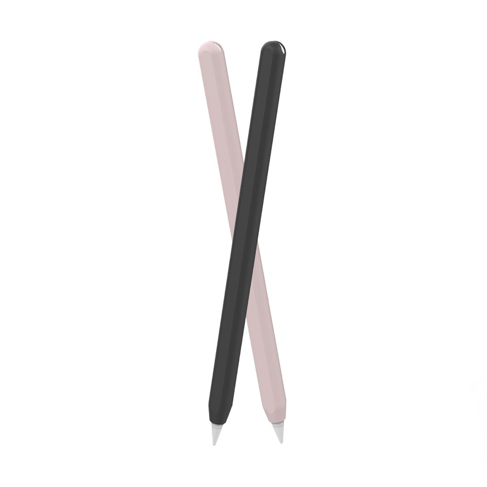 Комплект чехлов Deppa Black/Pink для стилуса Apple Pencil 2 (47028)