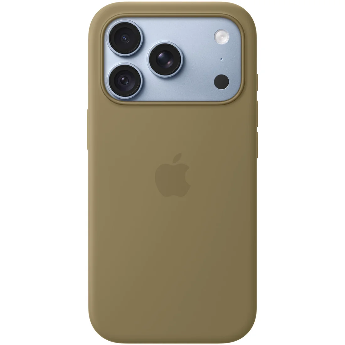 Силиконовый чехол Apple iPhone 17 Pro/18 Pro Silicone Case with MagSafe – Olive (MK8V4ZM/A)