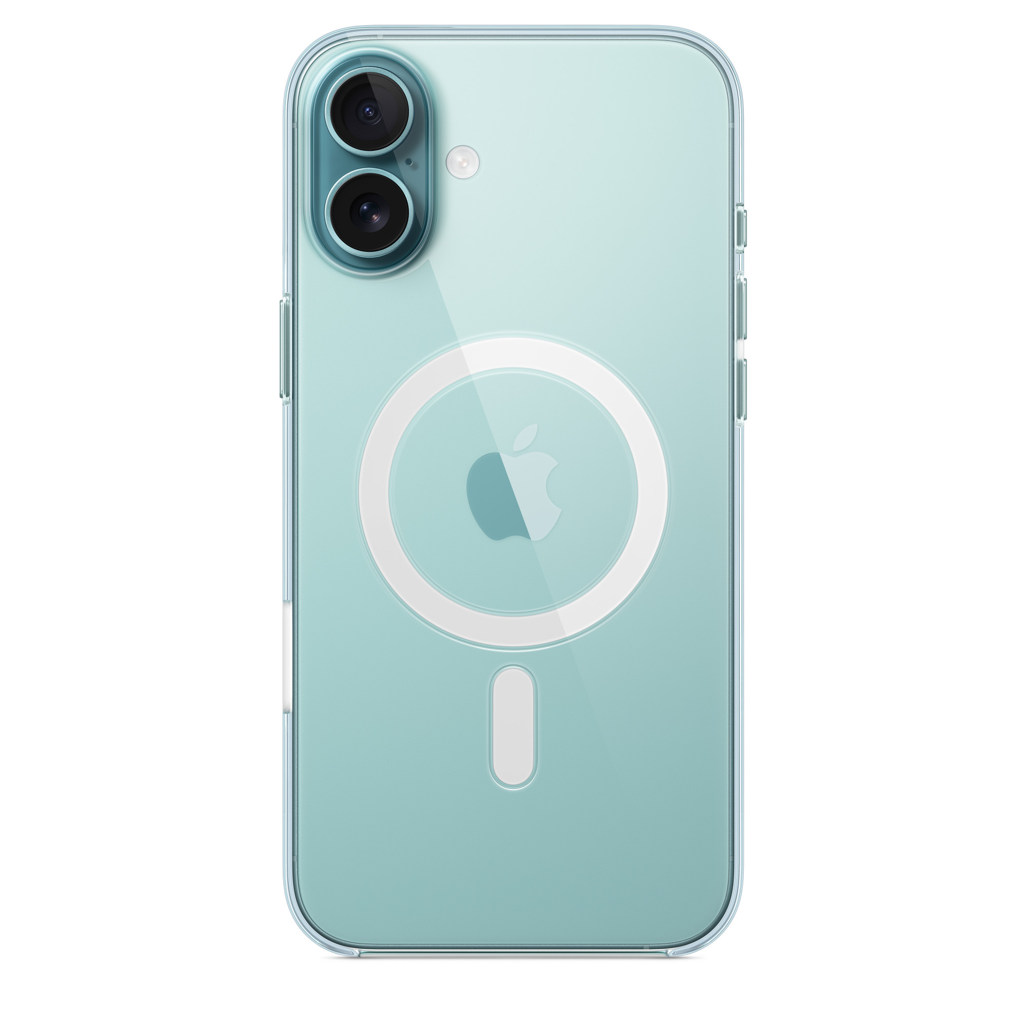 Пластиковый чехол Naturally Clear Case with MagSafe для iPhone 16 Plus