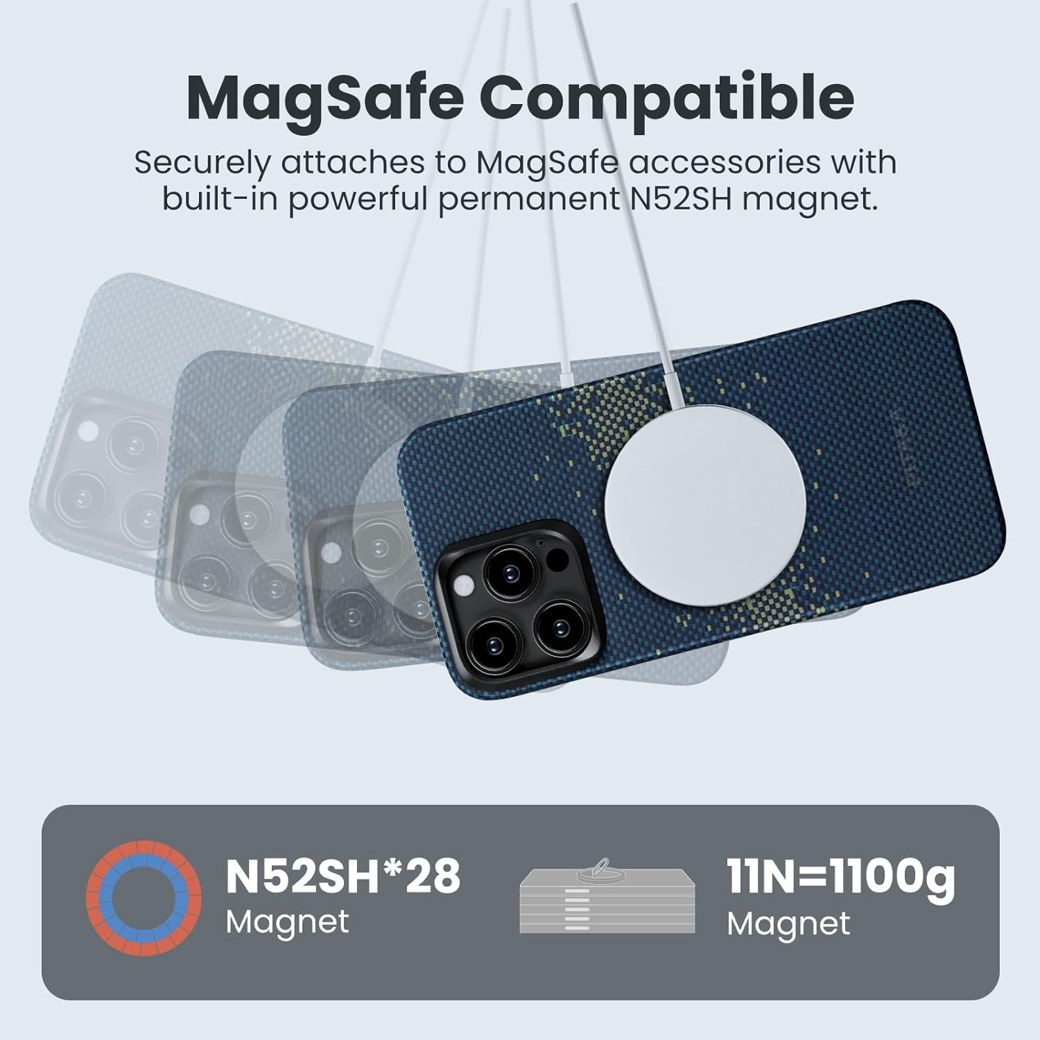 Чехол Pitaka StarPeak MagEZ Case 4 для iPhone 15 Pro Max (6.7) Milky Way Galaxy