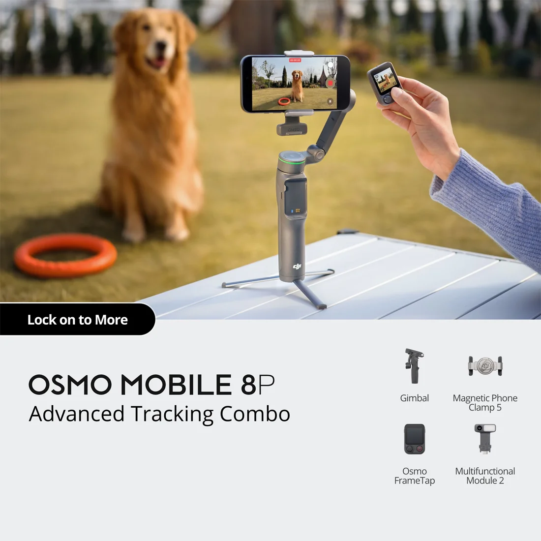 Стабилизатор DJI Osmo Mobile 8P Advanced Tracking Combo