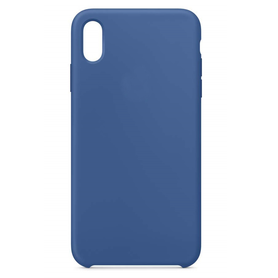 Силиконовый чехол Naturally Silicone Case Delft Blue для iPhone XS MAX