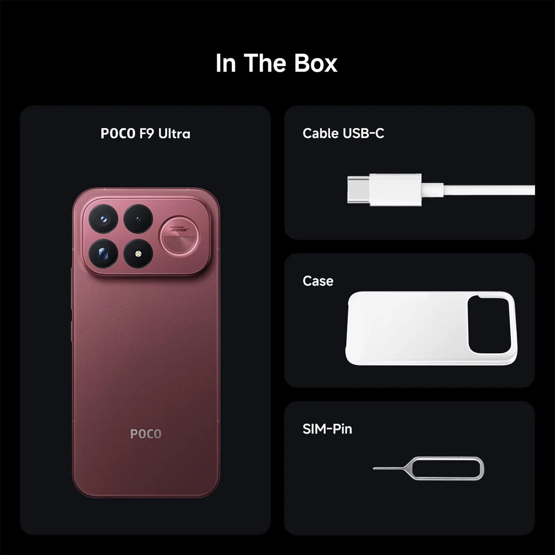 Смартфон Xiaomi POCO F9 Ultra 16/512GB Global Dark Cherry