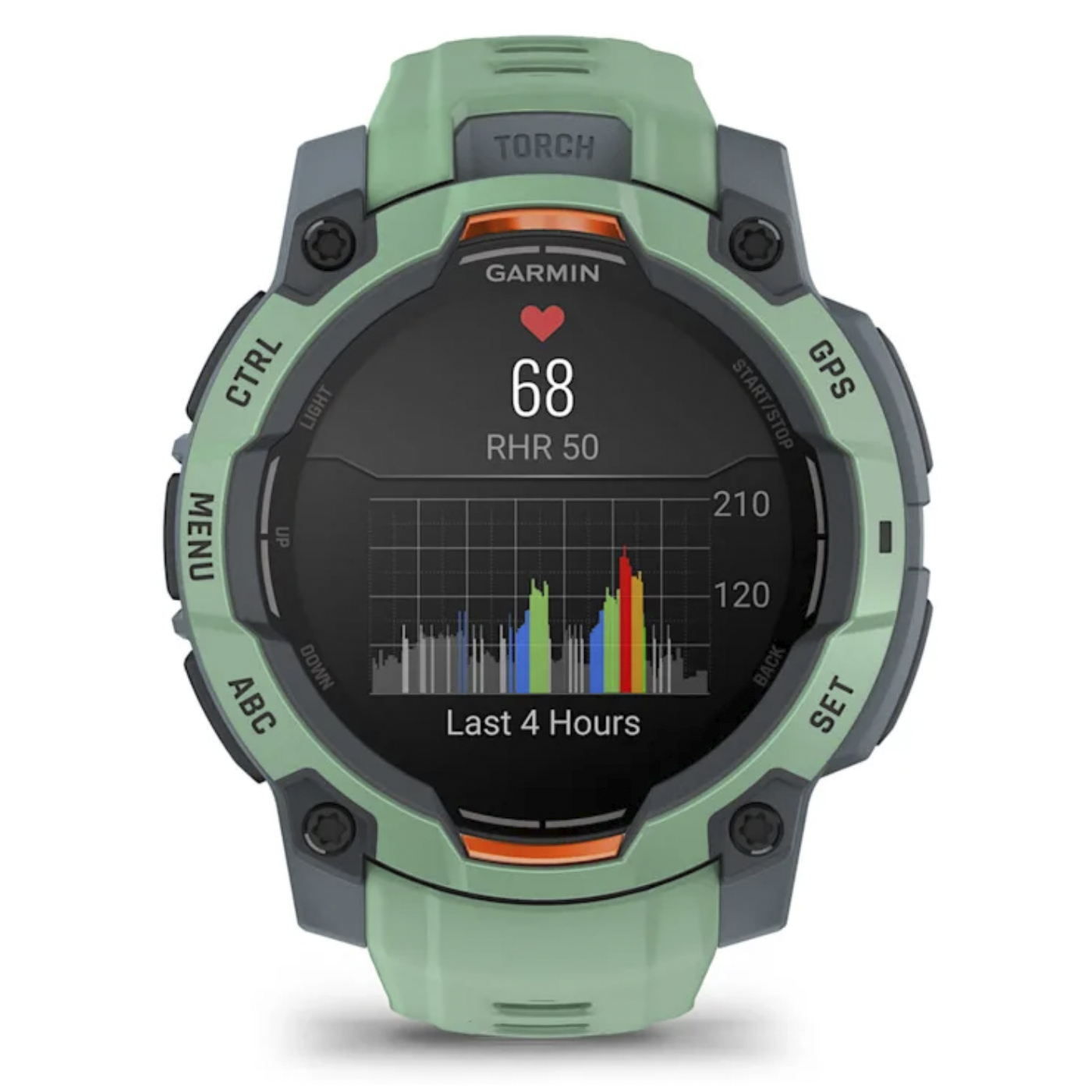 Умные часы Garmin Instinct 3 – 45 mm, AMOLED Neotropic with Neotropic Band (010-02936-01)