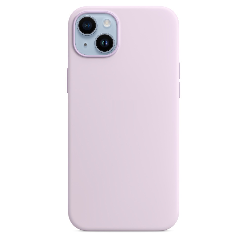 Силиконовый чехол Naturally Silicone Case with MagSafe Lilac для iPhone 14 Plus