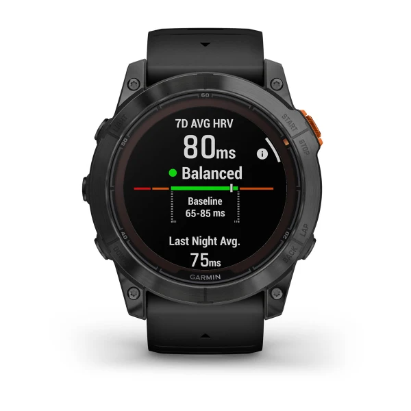 Умные часы Garmin fenix 7X Pro – Solar Edition Slate Grey with Black Band (010-02778-01)