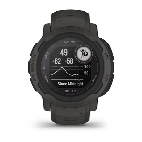 Умные часы Garmin Instinct 2 Solar Graphite (010-02627-00)