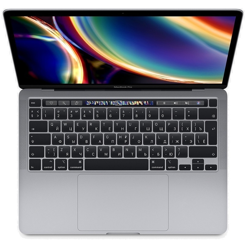 Ноутбук Apple MacBook Pro 13 дисплей Retina с технологией True Tone Mid 2020 Space Gray (Z0Y7000ST) (RU/A) (Intel Core i7 2300 MHz/13.3/2560x1600/32GB/1TB SSD/DVD нет/Intel Iris Plus Graphics/Wi-Fi/Bluetooth/macOS)