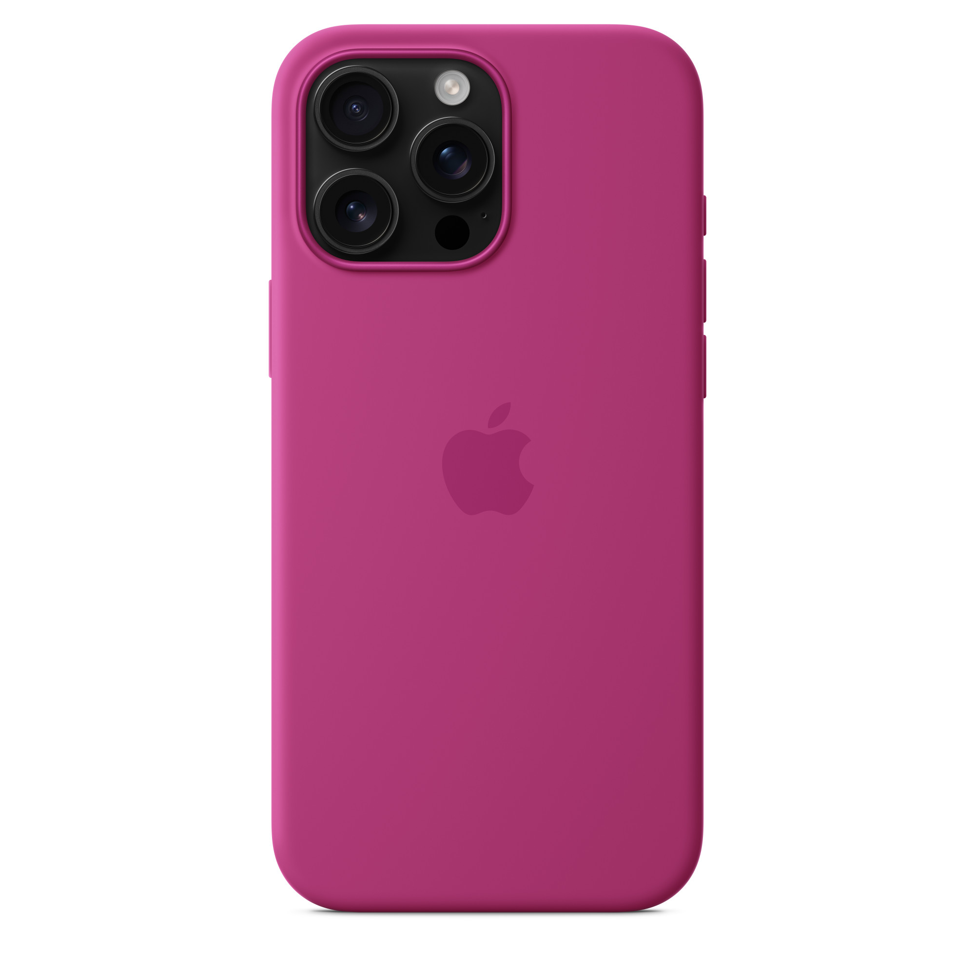 Силиконовый чехол Apple iPhone 16 Pro Max Silicone Case with MagSafe – Fuchsia (MYYX3ZM/A)