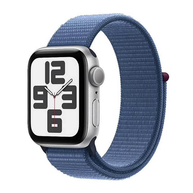 Умные часы Apple Watch Series SE 2023 Gen 2 40mm Aluminium Case, Silver/Winter Blue Sport Loop