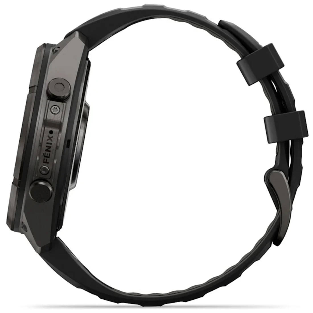 Умные часы Garmin fenix 9 Pro - 47 mm inReach Carbon Gray DLC Titanium with Black/Pebble Grey Silicone Band (010-04336-11)