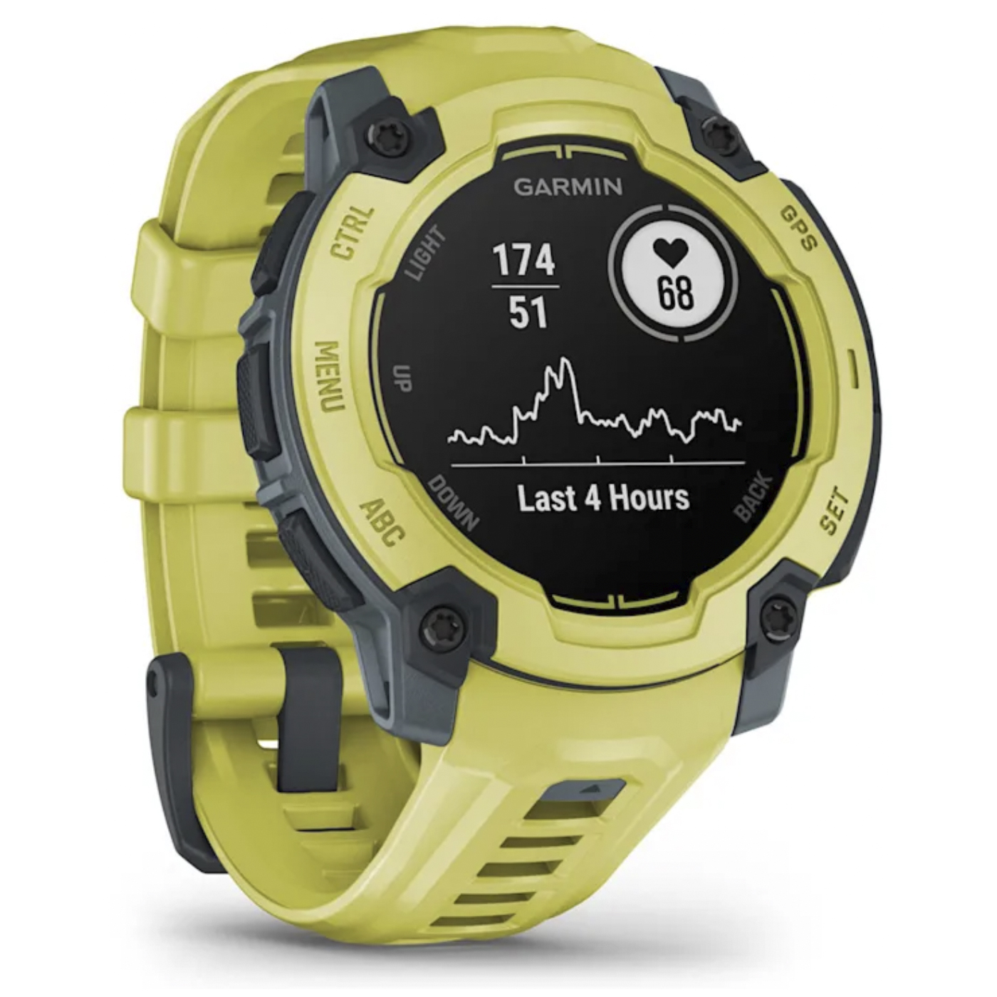 Умные часы Garmin Instinct E – 45 mm Electric Lime with Electric Lime Band (010-02933-01)