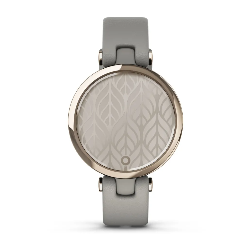 Умные часы Garmin Lily - Classic Edition Cream Gold Bezel with Braloba Gray Case and Italian Leather Band (010-02384-B2)