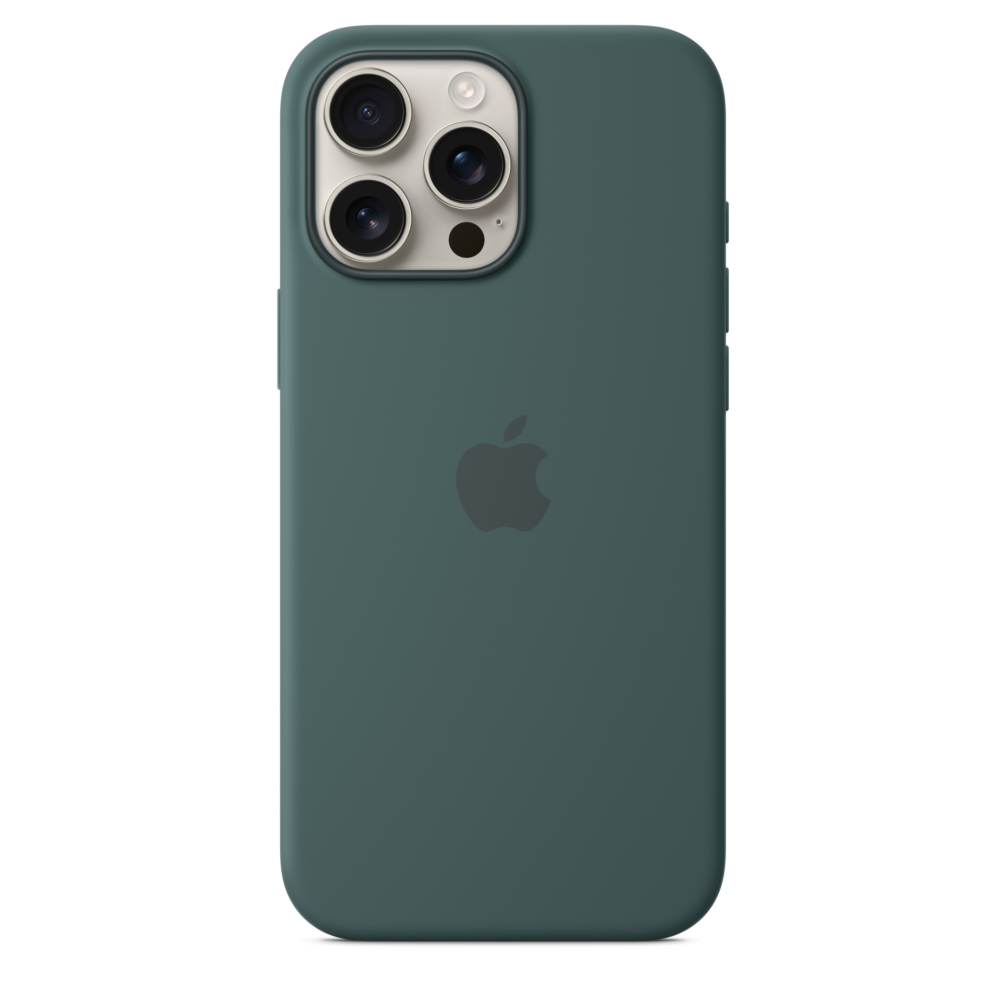 Силиконовый чехол Apple iPhone 16 Pro Max Silicone Case with MagSafe – Lake Green (MA7V4ZM/A)