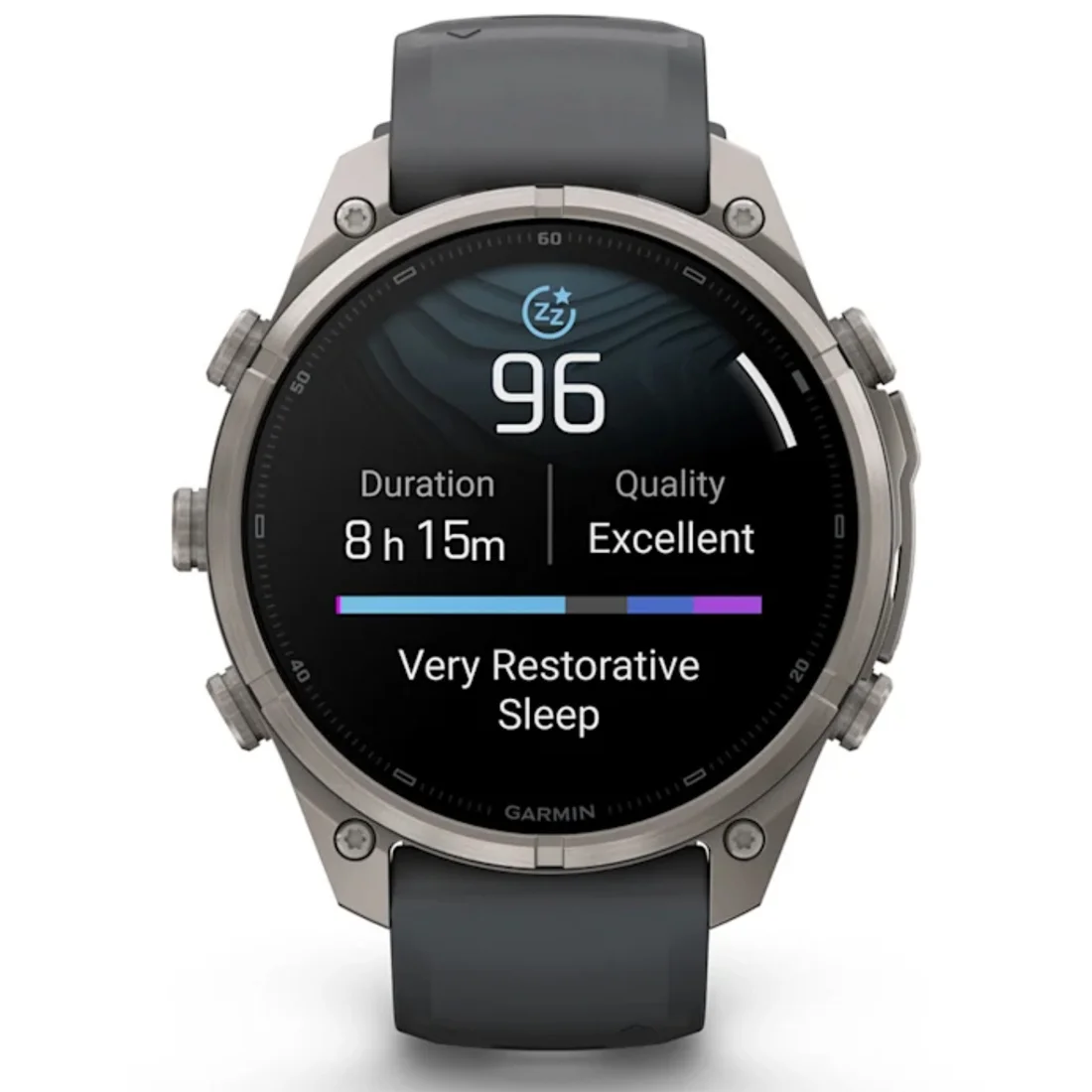 Умные часы Garmin fenix 9 Pro - 47 mm inReach Titanium with Pebble Grey Silicone Band (010-04336-21)