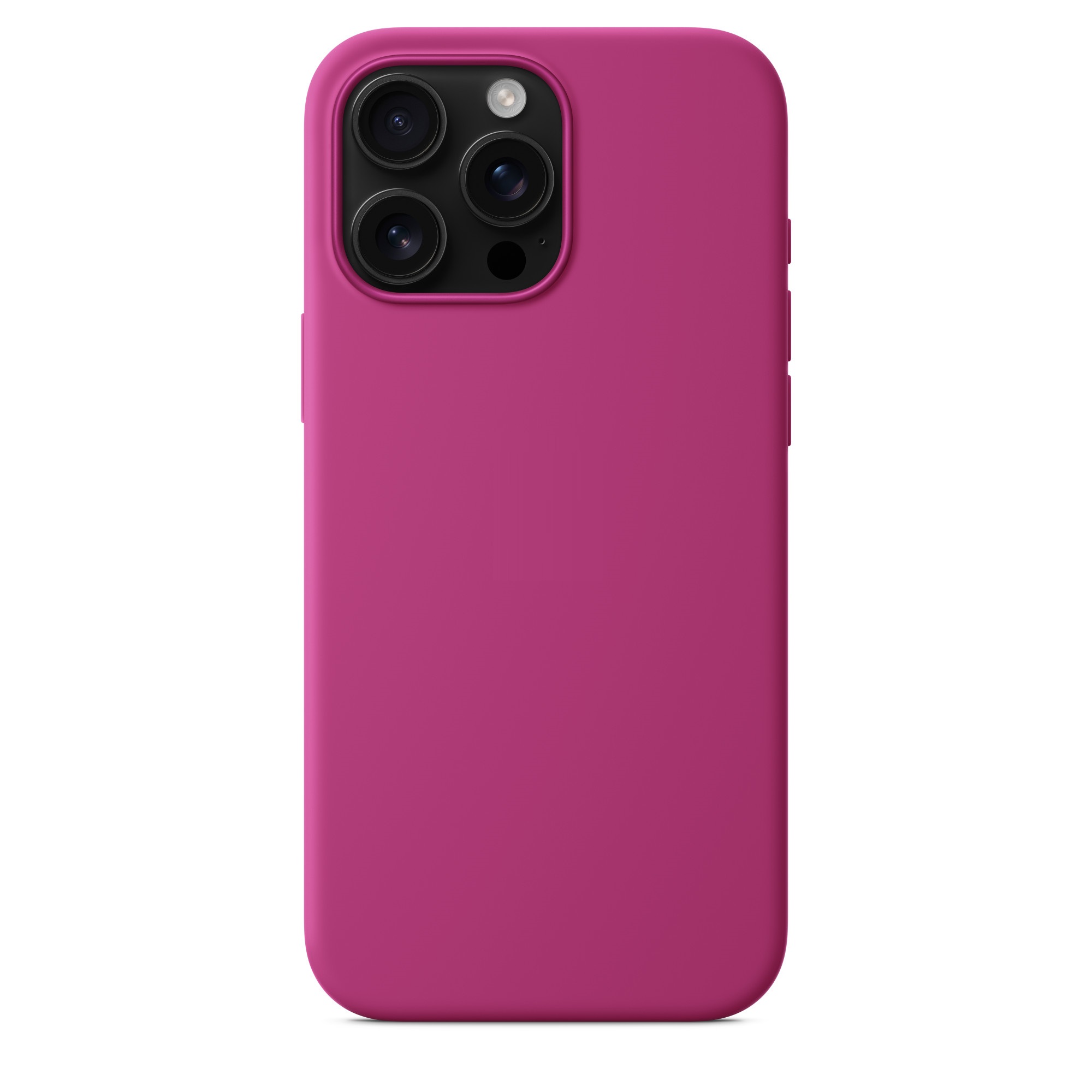 Силиконовый чехол Naturally Silicone Case with MagSafe Fuchsia для iPhone 16 Pro Max