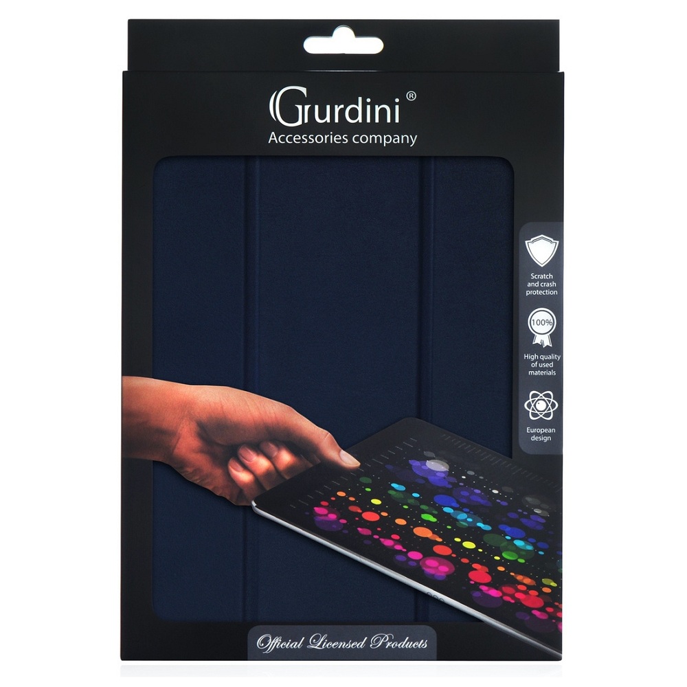 Чехол-книжка Gurdini Leather Series (pen slot) для iPad Air 10.9 (2020) Midnight Blue