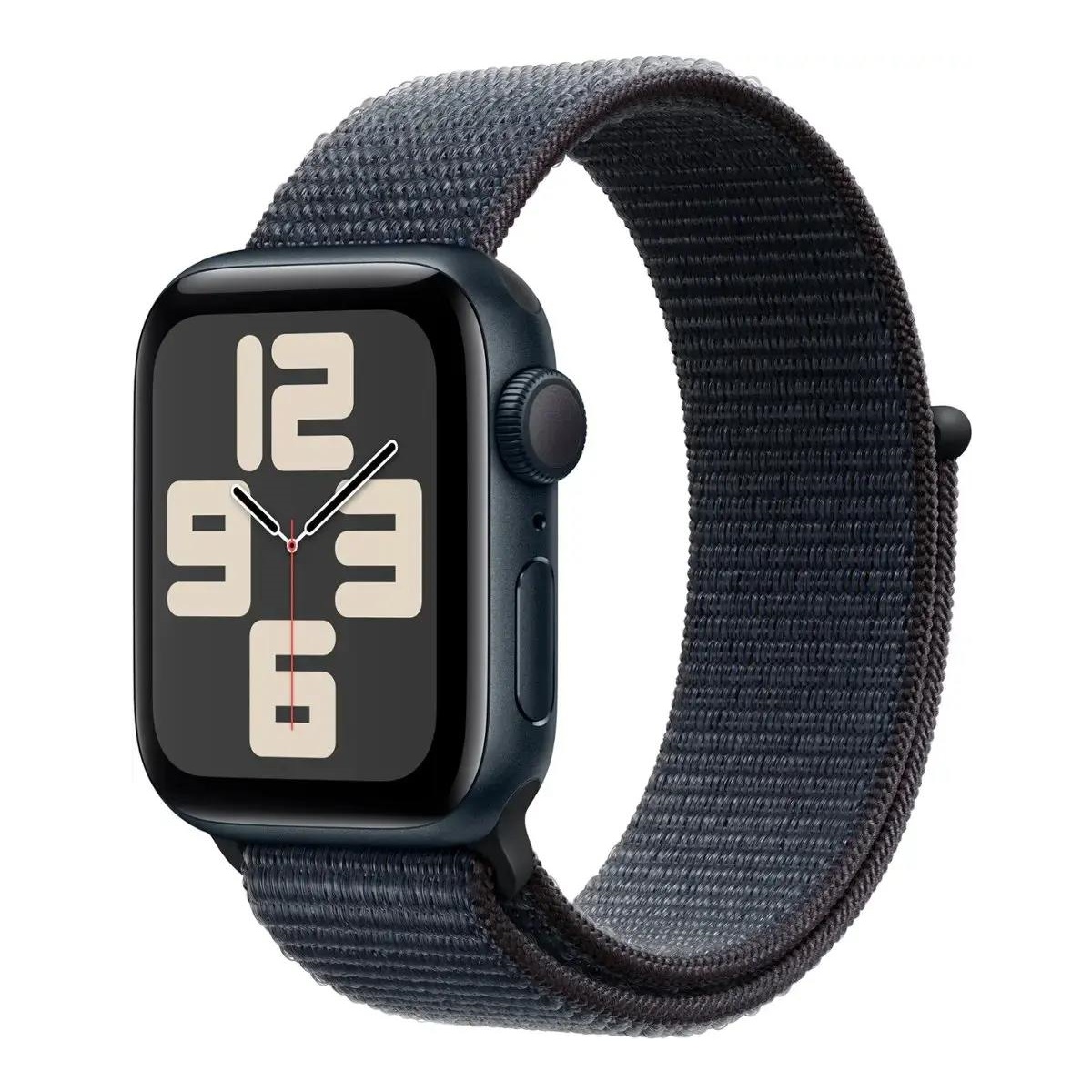 Умные часы Apple Watch Series SE 2024 Gen 2 40mm Aluminium Case, Midnight/Ink Sport Loop