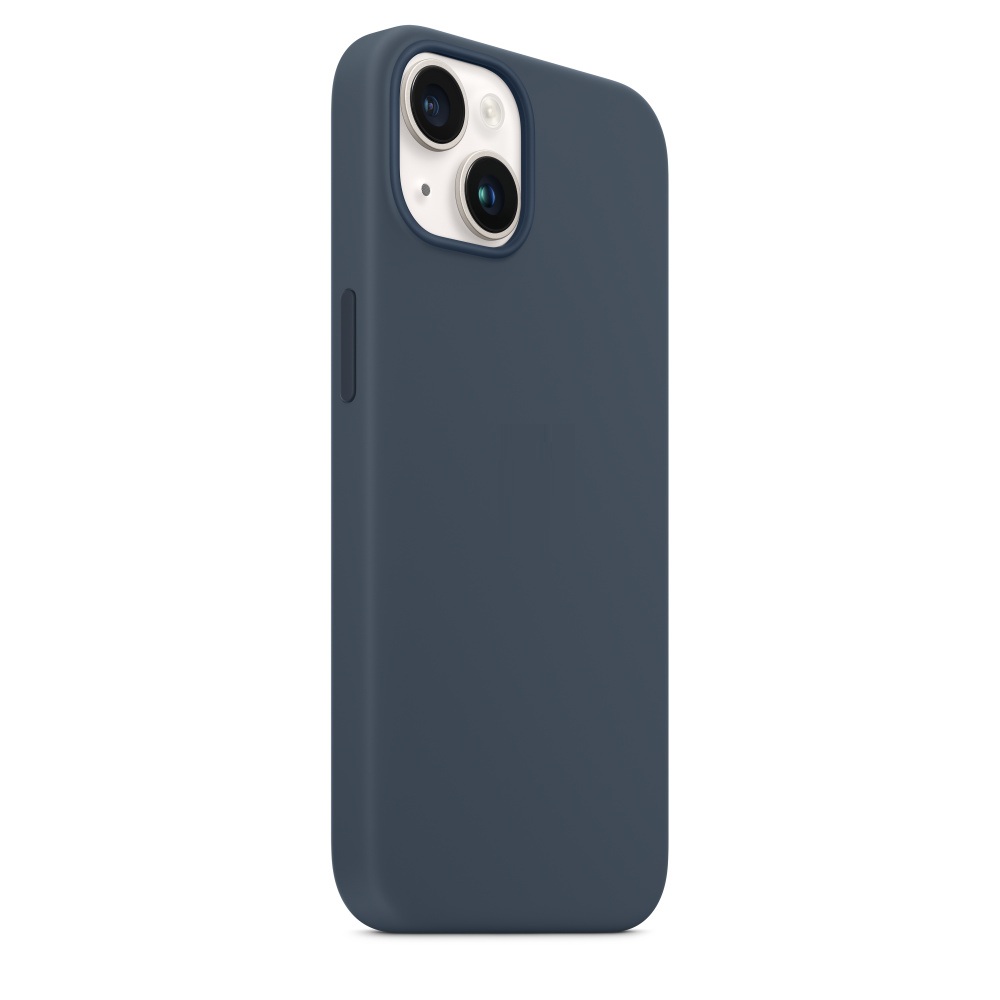 Силиконовый чехол Naturally Silicone Case with MagSafe Storm Blue для iPhone 14