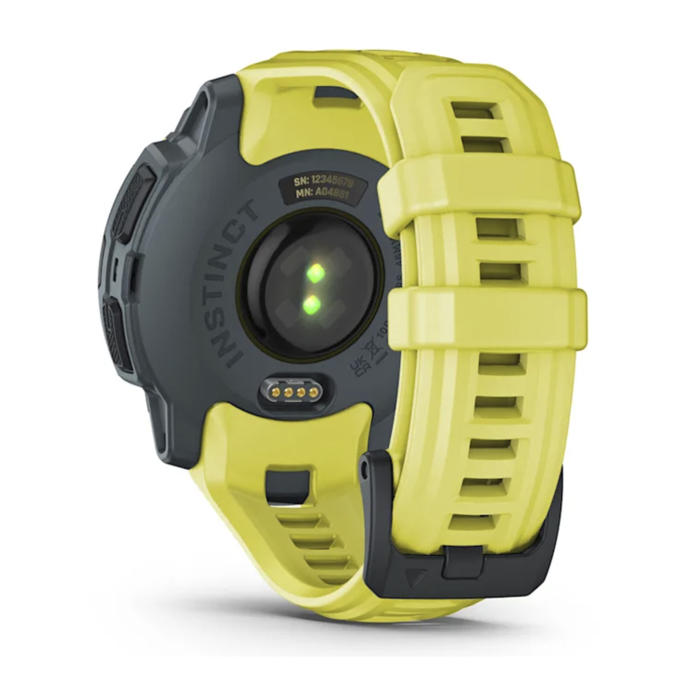 Умные часы Garmin Instinct E – 45 mm Electric Lime with Electric Lime Band (010-02933-01)