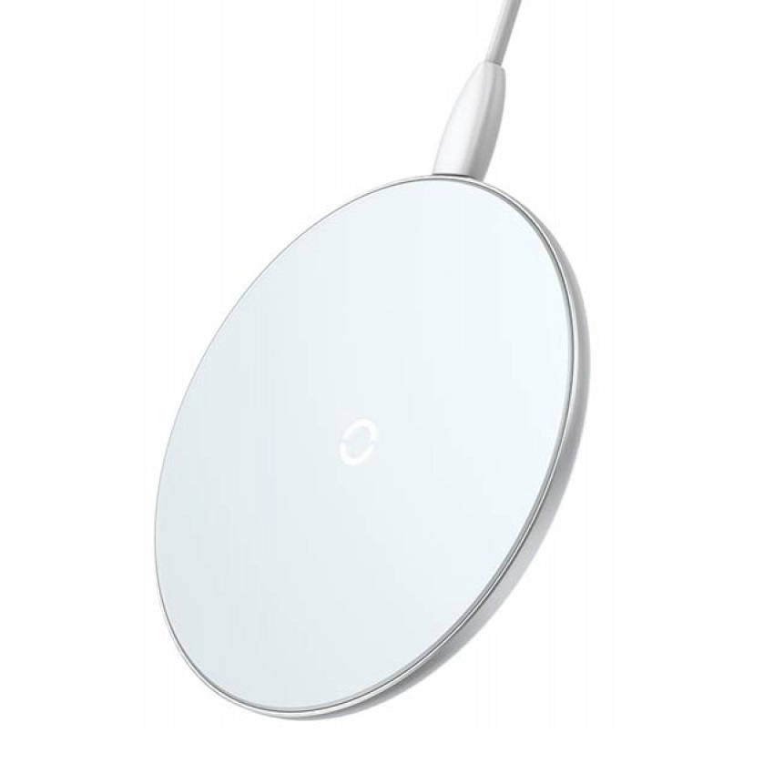 Беспроводная зарядка Baseus Simple Wireless Charger White