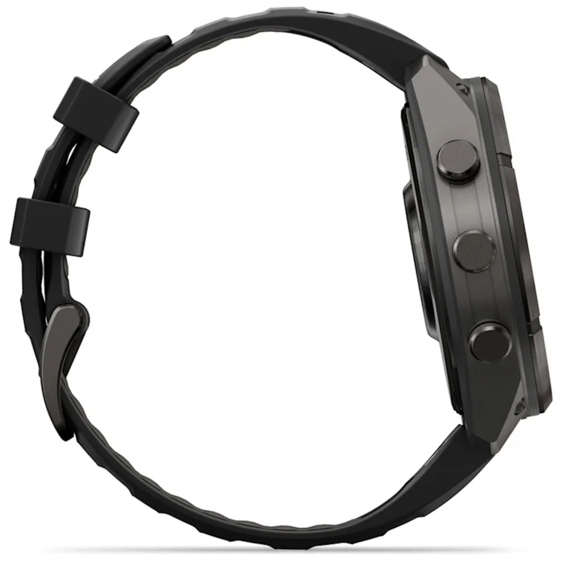 Умные часы Garmin fenix 9 Pro - 47 mm inReach Carbon Gray DLC Titanium with Black/Pebble Grey Silicone Band (010-04336-11)