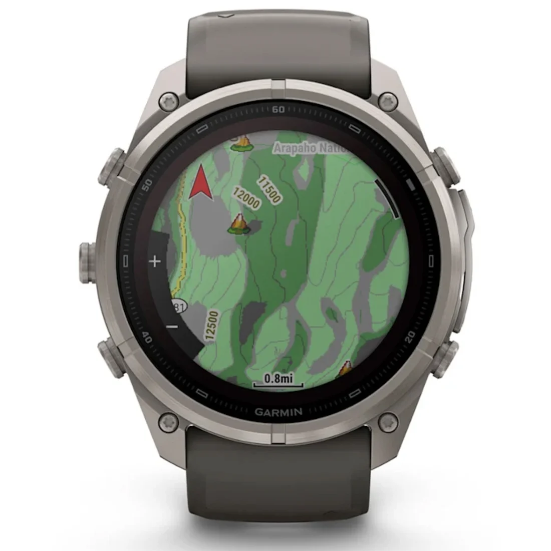 Умные часы Garmin fenix 9 Pro - 51 mm inReach Solar Titanium with Pebble Grey Silicone Band (010-04339-01)