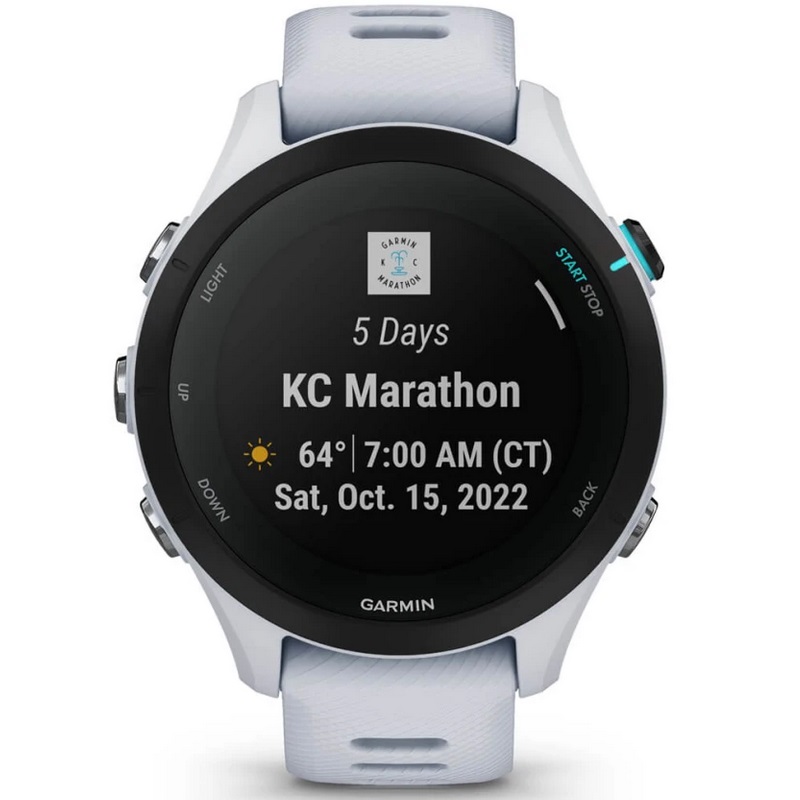 Умные часы Garmin Forerunner 255 Music Whitestone (010-02641-31)