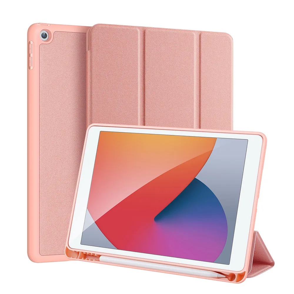 Чехол-книжка Dux Ducis для iPad 10.2 (2019/2020/2021) Domo Series Pink Sand