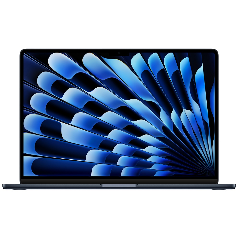 15.3 Ноутбук Apple MacBook Air 15 2023 2880x1864, Apple M2, RAM 8 ГБ, SSD 512 ГБ, Apple graphics 10-core, macOS, MQKX3, Midnight, английская раскладка
