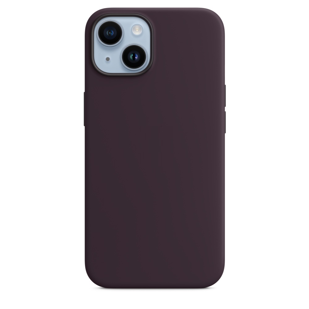 Силиконовый чехол  Naturally Silicone Case with MagSafe Elderberry для iPhone 14